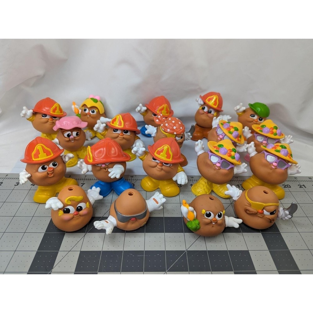 Mr Potato Head Spud Kids Figures Vintage Lot Playskool Hasbro Spuds